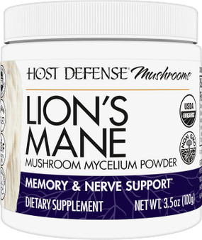 UK Lion's Mane Mushroom Mycelium, Mental Clarity & Focus, 3.5 oz, Fungi Perfecti
