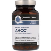 Kinoko Platinum AHCC, 750 mg, 60 Caps, Quality of Life