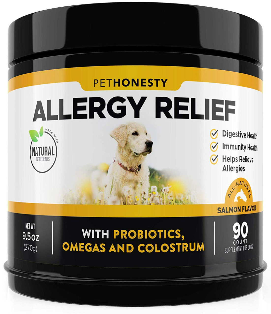 Buy UK Allergy Relief Immunity for Dogs 90 Chew Treats, Dog Allergies, Gut