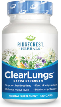 UK Buy ClearLungs, Extra Strength, 120 Caps, Ridgecrest, Lungs