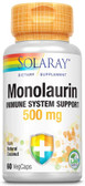 UK Buy Monolaurin, 500 mg, 60 Caps, Solaray