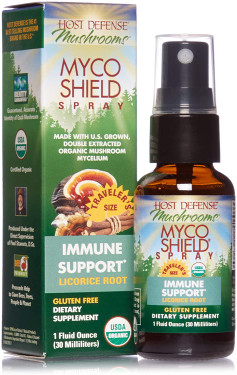 Myco Shield Spray Immune, Licorice, Fungi Perfecti