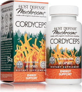 UK Buy Cordyceps 60 Caps, Fungi Perfecti, Energy, Host Defense