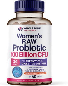 UK Buy Women's Probiotics 100 Billion CFU, 30 Caps, Wholesome