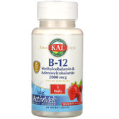 Vitamin B-12, Methylcobalamin & Adenosylcobalamin Mixed Berry 2000 mcg, 60 MicroTablets