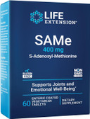 UK Buy Life Extension, SAMe S-Adenosyl-Methionine, 400 mg, 60 Tabs