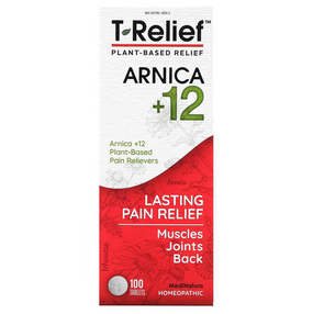 T-Relief 100 Tabs Medinatura, Joints, Back, Muscular Pain, UK Supplements