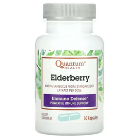 UK buy Quantum, Elderberry Extract, 60 Caps