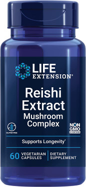 UK Buy Life Extension Reishi Extract Mushroom Complex 60 Caps