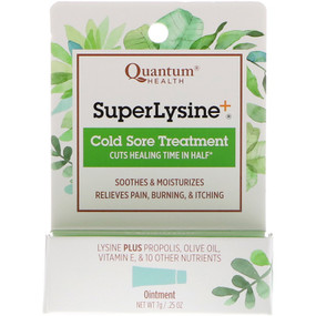Buy Quantum Super Lysine + Cream .25 oz, Cold Sores, UK Supplements