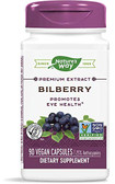 Bilberry Standardized Extract, 90 Caps, Nature's Way, Eyes