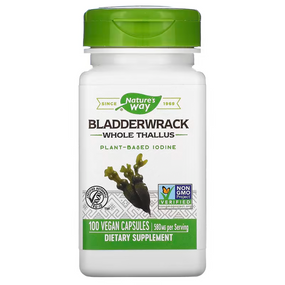Bladderwrack Whole Herb 100 vCaps Nature's Way, UK Store