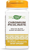 Buy UK Chromium Picolinate 200mcg 100 Caps, Nature's Way