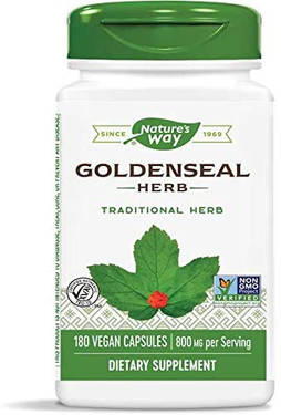 Buy Goldenseal Herb 180 Caps, Nature's Way, Anti-Inflammatory, UK Shop
