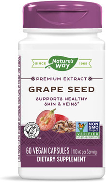 UK Buy Grape Seed Standardized Extract, 60 Caps, Nature's Way 