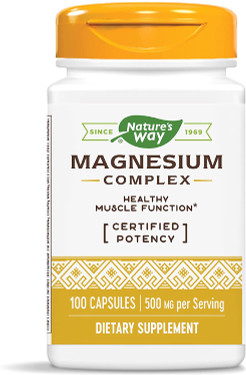 Magnesium 500mg 100 Caps Nature's Way, UK Store