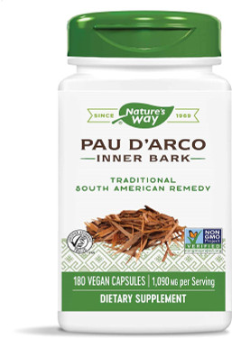 Pau D'Arco 180 Caps Nature's Way, Immune Support - UK Supplements