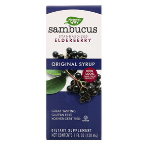 UK Buy Sambucus Regular Syrup 4 oz, Nature's Way, Cold & Flu