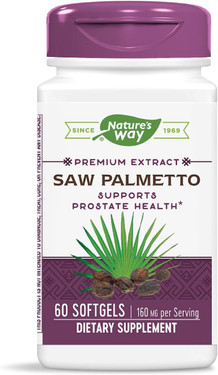 UK Buy Saw Palmetto Standardized Extract, 60 Softgels, Nature's Way