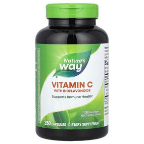 UK Buy Vitamin C 500 w/Bioflavonoids, 250 Caps, Nature's Way