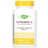 Vitamin C 500 w/Rose Hips, 250 Caps, Nature's Way
