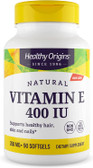 Healthy Origins Vitamin E 400 IU 90 Caps, UK
