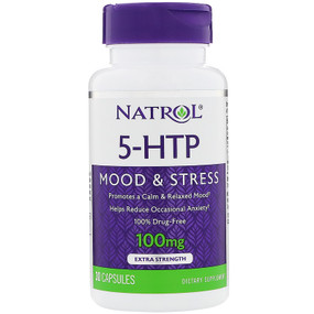 5-HTP 100mg 30 Caps, Natrol, UK Store