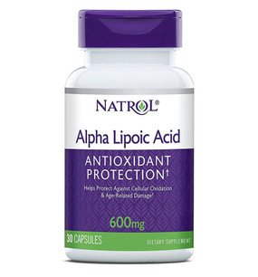  Alpha Lipoic Acid 600mg 30 Caps, Natrol, UK Store