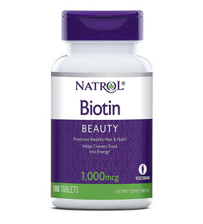 Biotin 100 Tabs Natrol, Hair And Strong Nails, UK Store