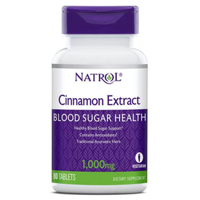 Cinnamon Extract 1000mg 80 Tabs Natrol, UK Store