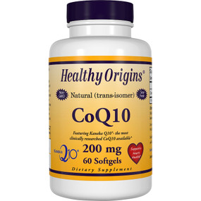 Healthy Origins CoQ10 200 mg 60 Softgels, UK Store