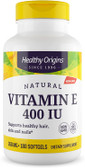 Healthy Origins Vitamin E 400IU 180 Caps, UK Store