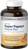 UK Buy Super Papaya Enzyme Plus Chewable, 360 Tabs, American Health