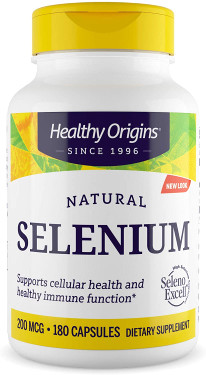 UK buy Healthy Origins Seleno Excell Selenium 200mcg 180 Caps