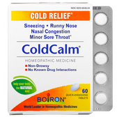 Coldcalm Blister Pak 60 Tabs, Boiron, Nasal Congestion, UK Supplements