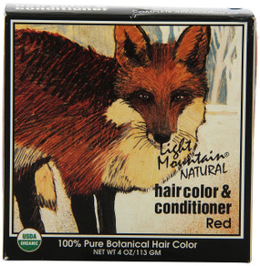 Haircolor Red 4 oz, Light Mountain Henna, UK Hair Color 