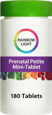 Prenatal Petite Multivitamin, 180 Mini Tabs, Rainbow Light 