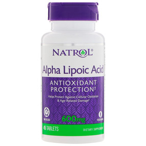 Alpha Lipoic Acid TR 600 mg 45 Tabs Natrol, UK Store