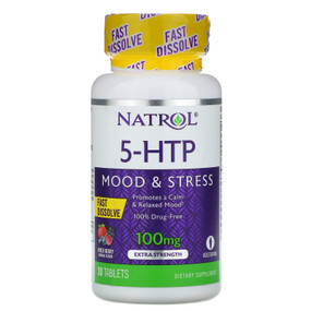 5-HTP 100 mg Fast Dissolve 30 Tabs Natrol, UK Store