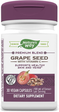 UK Buy Grape Seed Standardized Extract 30 Caps, Nature's Way