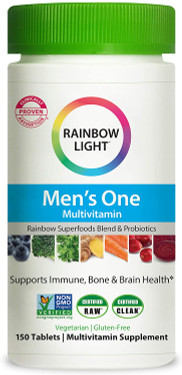UK buy Men's One Multivitamin, 150 Tabs, Rainbow Light