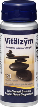 Vitalzym Systemic Enzymes 180 sGels, World Nutrition, UK Store