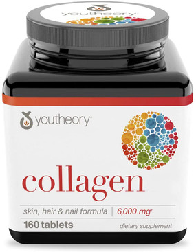 UK Buy Collagen 6,000mg, 160 Tabs, Youtheory