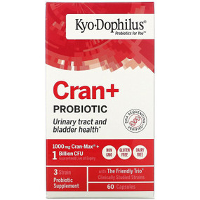 Kyo-Dophilus Probiotics Plus Cranberry Extract, 60 Caps, Kyolic