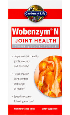 Wobenzym N 100 Tabs, Wobenzym N, Inflammation, Joint Support, UK Supplements