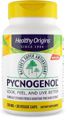 Pycnogenol 150mg 30 vCaps Healthy Origins, UK Store
