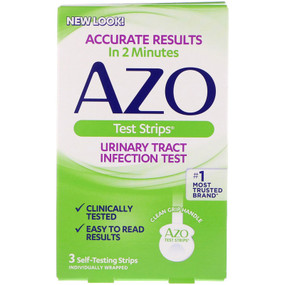 AZO Urinary Tract Infection Test Strips 3 ct, I-Health, UK
