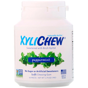 UK Buy XyliChew Gum Peppermint Jar, 60 ct, Xylichew