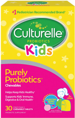 Culturelle Kids Chewables 30 Tabs, I-Health, UK Shop 