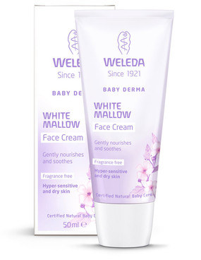 Buy Baby Derma Face Cream White Mallow 1.7 oz Weleda Online, UK Delivery